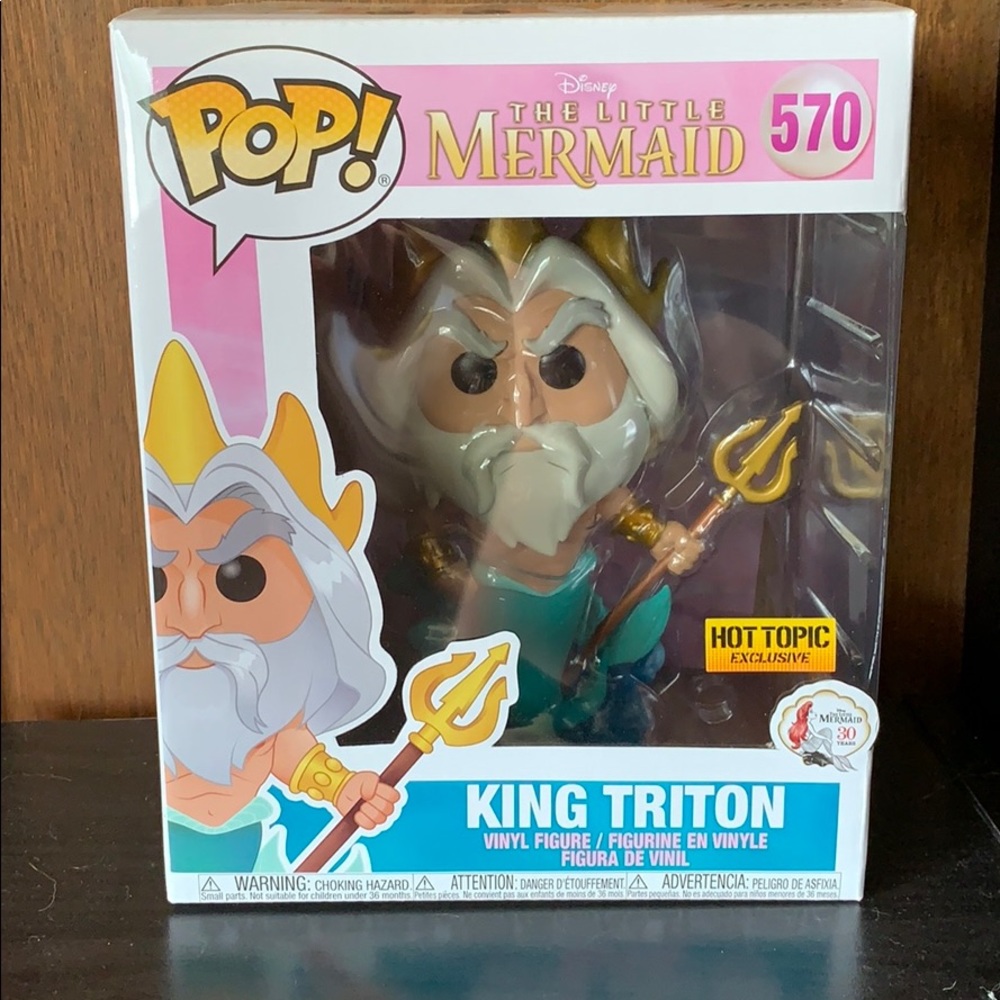 NWT Disney’s King Triton Funko Pop